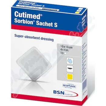 Krytí na ránu Cutimed Sorbion Sachet S 10x10cm 10ks
