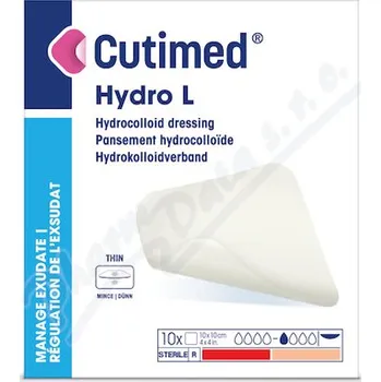 Krytí na ránu Cutimed Hydro L hydrokoloidní krytí 10x10cm 10ks