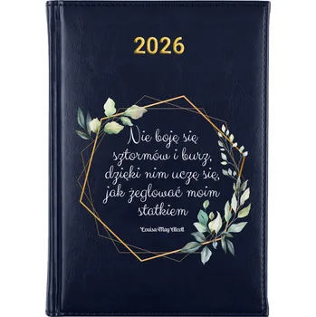 Kalendář Knižkový kalendář 2026 A5 FunnyCase modrý