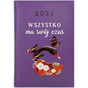 Kalendář Knihový kalendář 2026 A5 fialový
