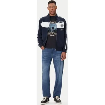 Pánské oblečení Guess Jeans Mikina M5YQ17 KCPR1 Tmavomodrá Regular Fit M