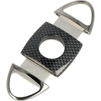 Humidor Doutníkový ořezávač Angelo Carbon Design, 22mm