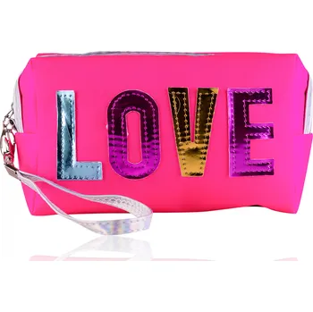 Kosmetická taška Accentra Kosmetická taštička s nášivkou "LOVE"