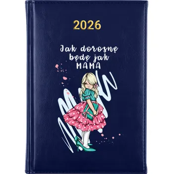 Kalendář Knižní kalendář 2026 A5 modrý