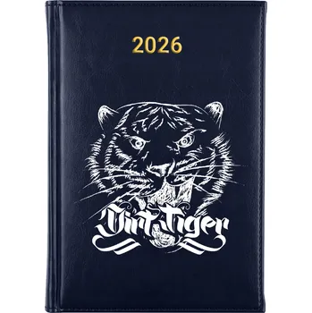 Kalendář Knižkový kalendář 2026 A5 FunnyCase modrý