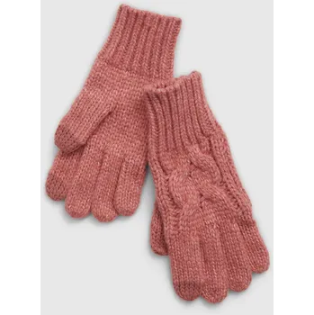 Rukavice GAP Dětské pletené rukavice - Holky GAP tmavě červená 2507639