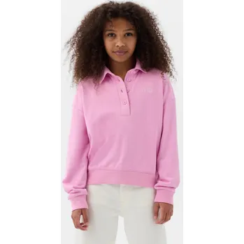Dívčí mikina GAP Dětská mikina s límečkem - Holky GAP růžová 2695051