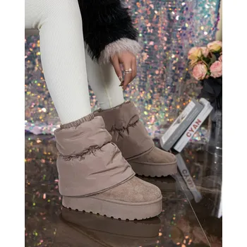 Dámská zimní obuv Sněhule UGIS Velikost: 37, Barva: Tmavě hnědá