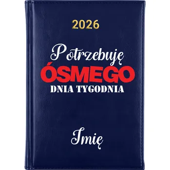 Diář Knižní kalendář 2026 A5 modrý