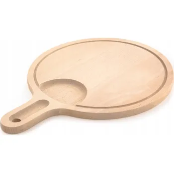 Obraz Kolimax Bukový talíř na servírování o průměru 30 cm