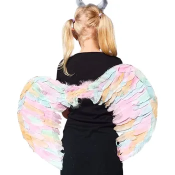 Karnevalová maska Křídla barevná