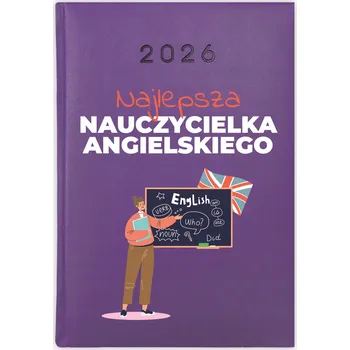 Kalendář Knižkový kalendář 2026 A5 Cute Cups fialový