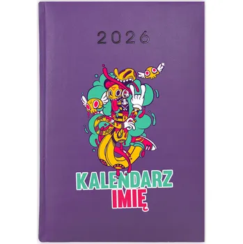 Kalendář Knihový kalendář 2026 A5 fialový