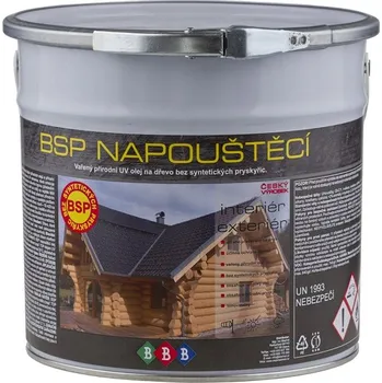 Olej na dřevo BSP napouštěcí olej bezbarvý 2,7lt