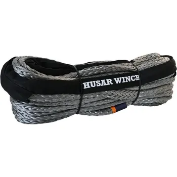 Lany HUSARWINCH Syntetické lano pro naviják, 12 mm 30 m, šedé