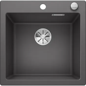 Granitový dřez Blanco PLEON 5 InFino Silgranit šedá skála s excentrem