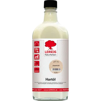 barva a nátěr na dřevo LEINOS 240 Tvrdý olej sytě bílý 0,25lt