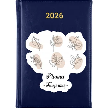 Diář Knižní kalendář 2026 A5 modrý