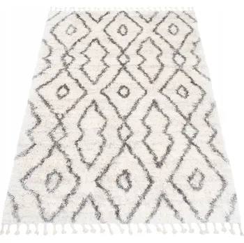 Koberec Koberec AZTEC 80x150 Shaggy Boho Plyšový S TŘÁSNĚMI