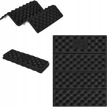 Obraz Skládací černá pěnová podložka s hliníkovou izolací Nils Camp