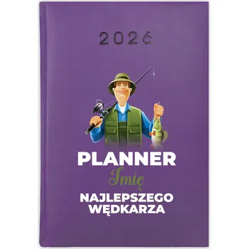 Kalendář Knižní kalendář 2026 A5 FunnyCase fialový