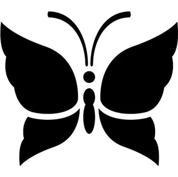 Samolepicí dekorace na vozidlo Samolepka na auto - grafika motýla