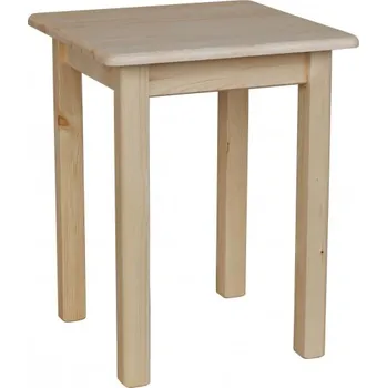 Jídelní stůl Slevadoma Jídelní stůl masiv borovice SD-03 80x80 Barva: Moření dub