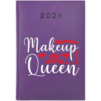 Kalendář Knihový kalendář 2026 A5 fialový