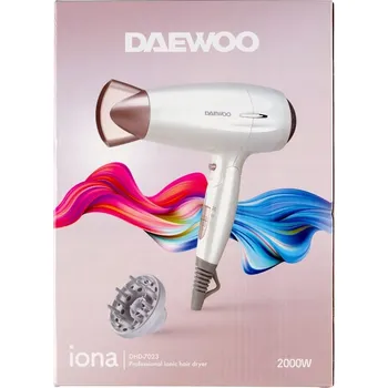 Fén Profesionální fén na vlasy Daewoo DHD-7023 | Ionizace | 2200 W