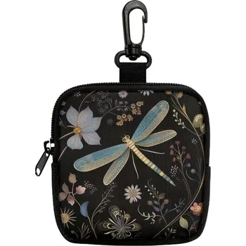 Peněženka Voděodolná peněženka s roztomilým potiskem | malá peněženka, pouzdro na zip - Vážka