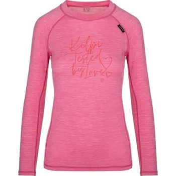 Dámské termo prádlo KILPI MAVORA TOP-W SL0505KI RŮŽOVÁ 44