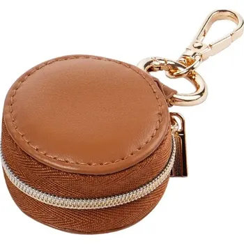 Šperkovnice Mini cestovní šperkovnice s kroužkem | šperkovnice, úložný box - Hnědý