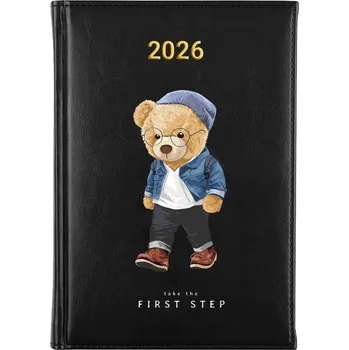 Kalendář Knižní kalendář 2026 A5 FunnyCase černý