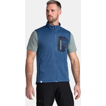 Pánská vesta Pánská softshellová vesta KILPI RIELLO-M TM0111KI TMAVĚ MODRÁ XXL