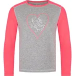 Dívčí triko s dlouhým rukávem KILPI SONIER-JG SJ0351KI SVĚTLE ŠEDÁ 98