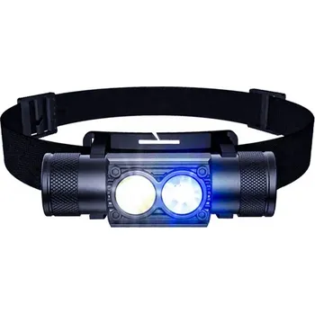 Čelovka INFINITYBOAT - Dobíjecí čelovka Headlamp Fluo UV + Náhradní baterie
