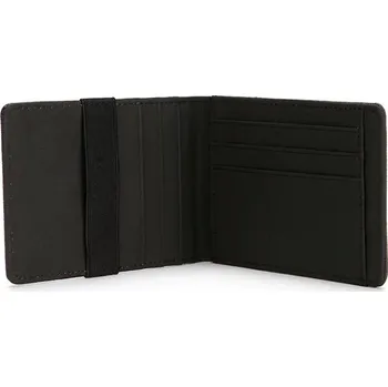 Peněženka Mini peněženka z PU kůže na karty | pánská peněženka, dámská peněženka - černý