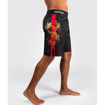 Fight šortky Venum x Tekken 8 - Marshall Law - Black/Red/Gold Velikost: XXL