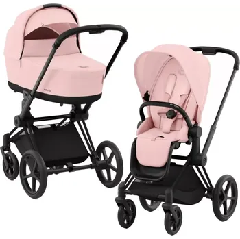 Kočárek CYBEX Rám Priam 4.0 + Seat Pack + Lux Carry Cot 2025 Peach Pink