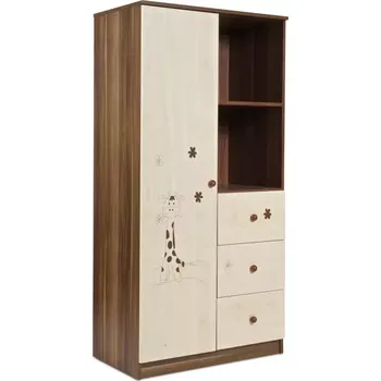 Šatní skříň Faktum Kombinovaná skříň Makaó Vzor: žirafa