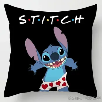 Povlak na polštářek Roztomilý povlak Stitch 45x45 cm | povlak na polštář, dekorace do pokoje - H9