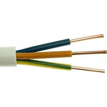 elektrický kabel Kabel kulatý YDY 3x6 450/750V 1 m