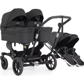 Kočárek Emmaljunga Set NXT Twin 2022 black/lounge black