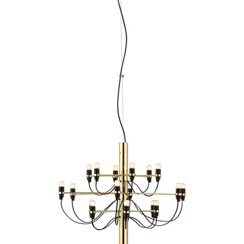 Flos 2097 E14 závěsný lustr 18 / Matné / Mosaz