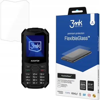 Pouzdro na mobilní telefon Hybridní Sklo pro Aligator R35 eXtremo - 3mk FlexibleGlass