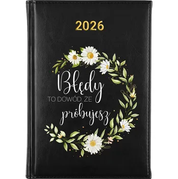 Kalendář Knižkový kalendář 2026 A5 černý