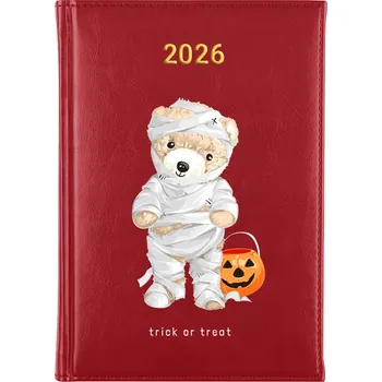 Kalendář Knižkový kalendář 2026 A5 FunnyCase modrý