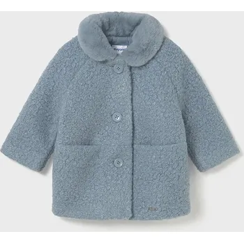 Dívčí kabát Dětský kabát Mayoral 2432.4A.Baby.9BYA modrá 55X, vel. 98