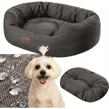 Pelíšek pro psa Pelíšek pro psy PillowPrim šedý 74 cm x 59 cm