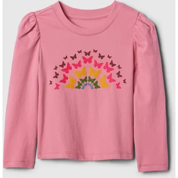 Chlapecké tričko GAP Baby bavlněné tričko - Holky GAP růžová 2869954